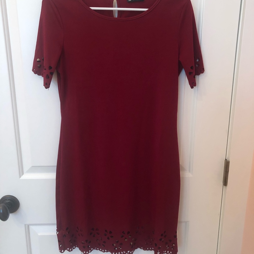Burgundy Dress